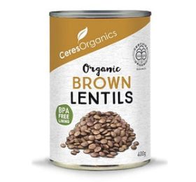 Brown Lentills ORGANIC – 400gm