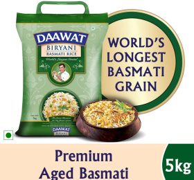 Biryani Basmati Rice DAAWAT – 5kg